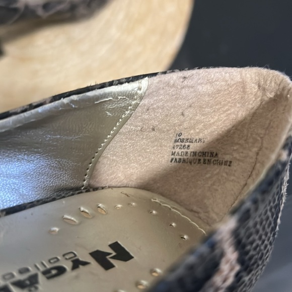 Nygard Collection Animal Print Pointy Toe Block Heel Pump Heel Size 10 - Picture 15 of 15